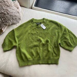 Banana Republic Green Knit Sweater
